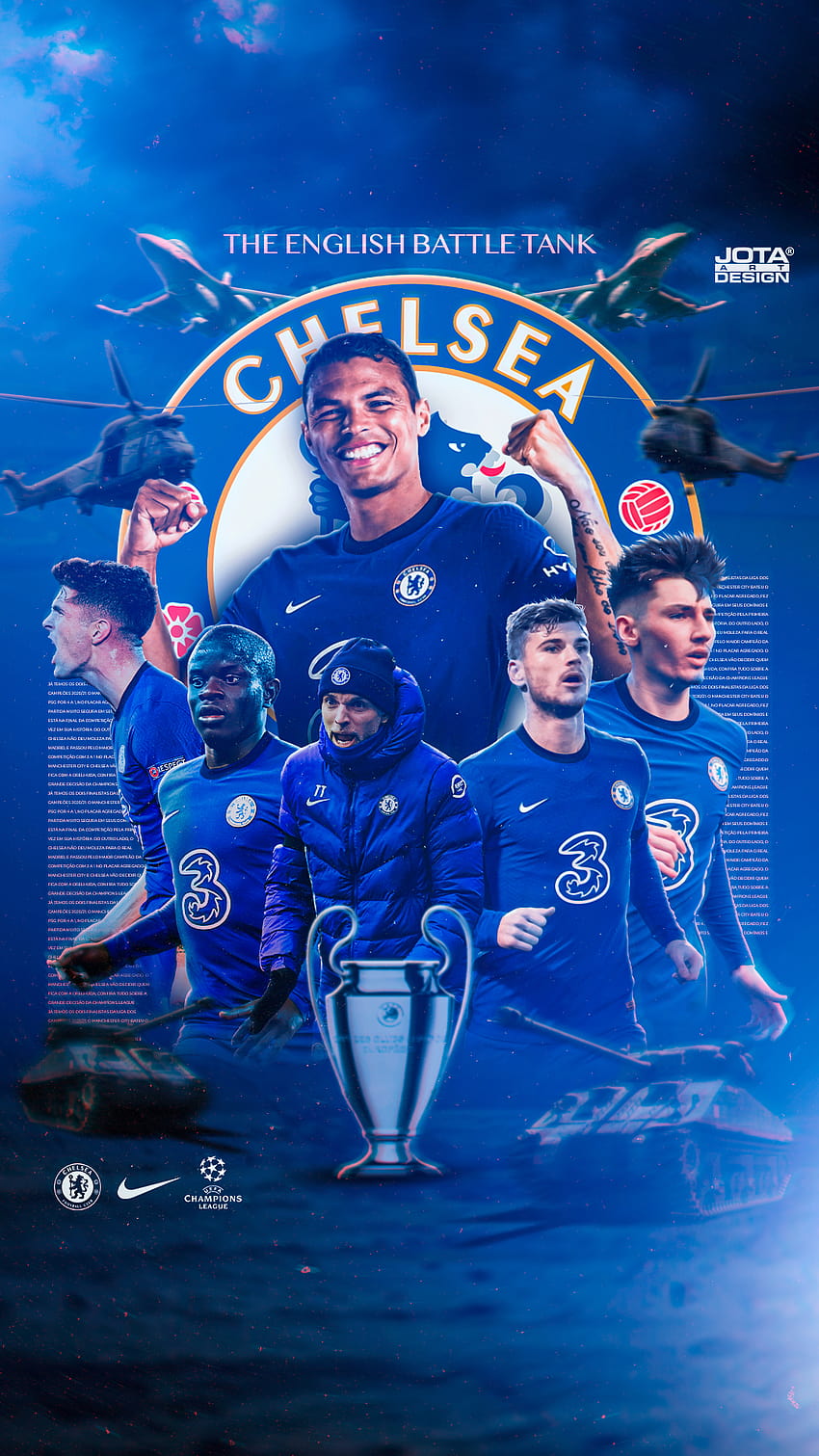 200 ideias de clubes de futebol do Chelsea em 2021, chelsea 2021 Papel de parede de celular HD