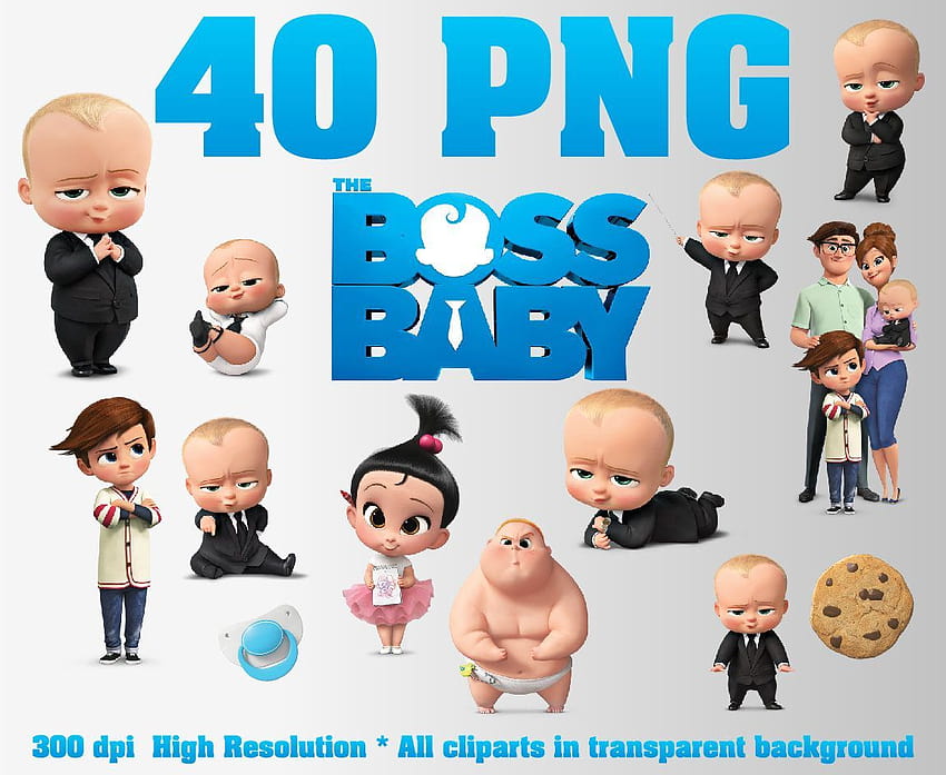 Die Boss-Baby-Clipart HD-Hintergrundbild
