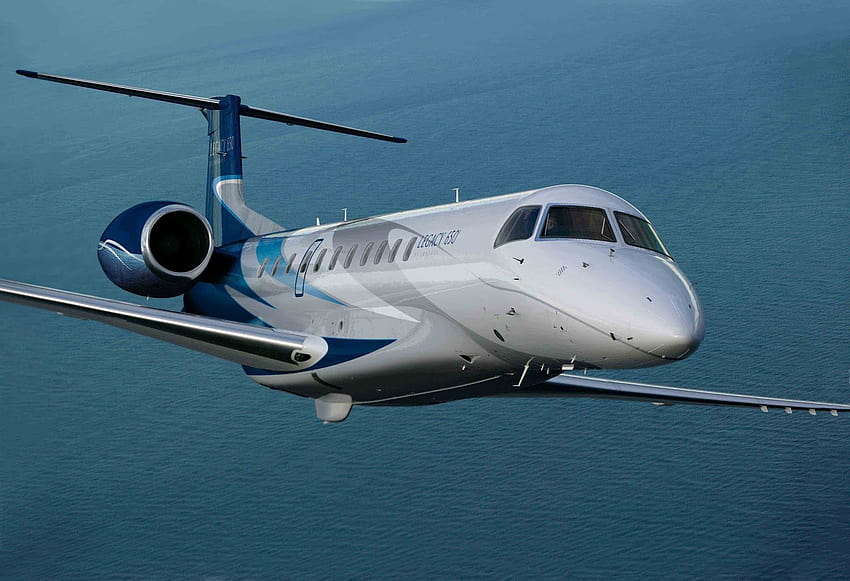 Embraer Legacy 650 Business HD тапет