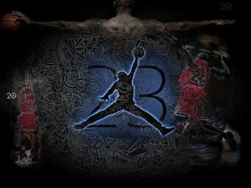 Michael Jordan shirt number 23 by gengha  Jordan logo wallpaper, Jordan  logo, Jordans
