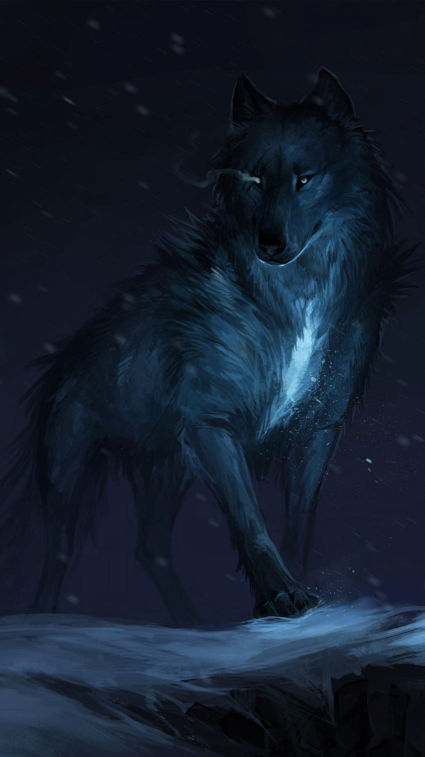 42 Inspirational Badass Wolf, fantasy wolf man android HD phone wallpaper