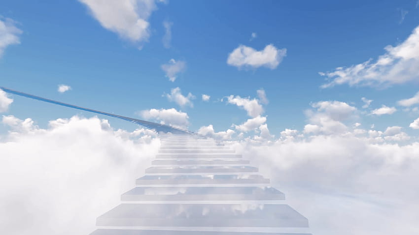 Stairway to Heaven Motion Backgrounds, latar belakang surga Wallpaper HD