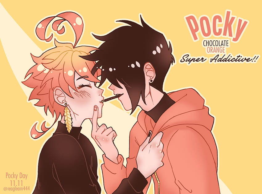 Pocky game (Stab《The 100 Girlfriends》 Anime Highlight - YouTube