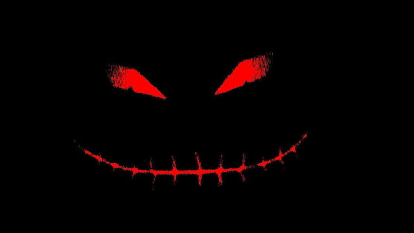 Ciemny zły horror upiorny przerażający, przerażający uśmiech Tapeta HD