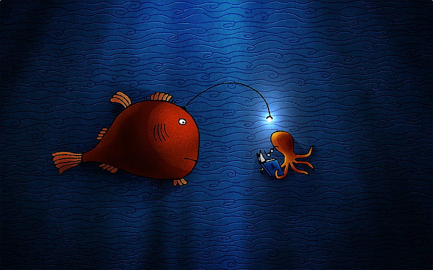 Helpful Angler Fish [1920x1200] :, anglerfish HD wallpaper