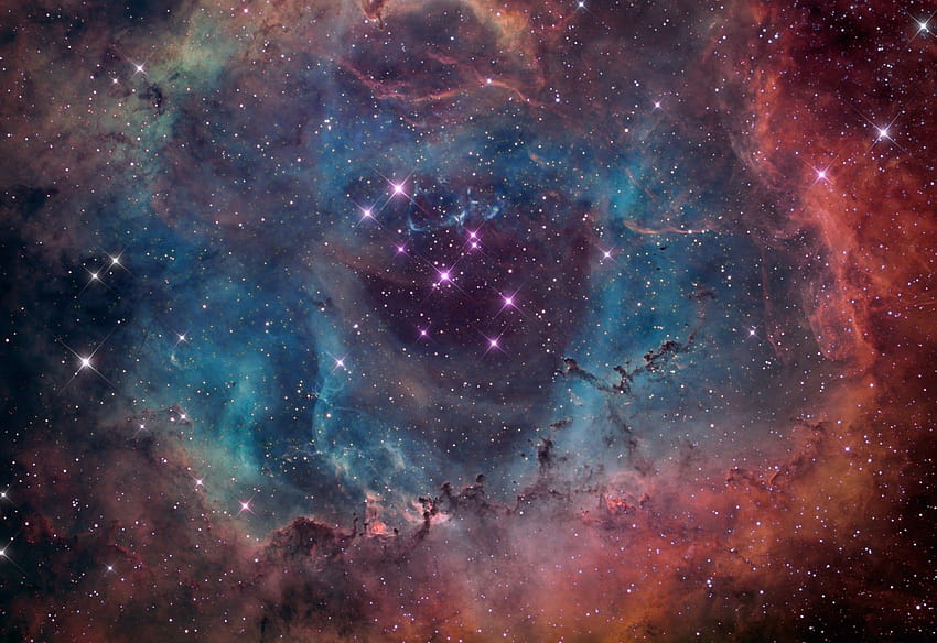 Rosette Nebula HD wallpaper