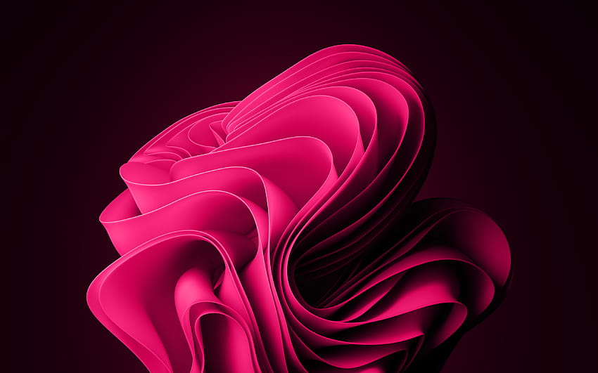 Windows 11 カラー レッド ピンク バイオレット ブルー シアン グリーン イエロー オレンジ、ピンク バイオレット、シアン 高画質の壁紙