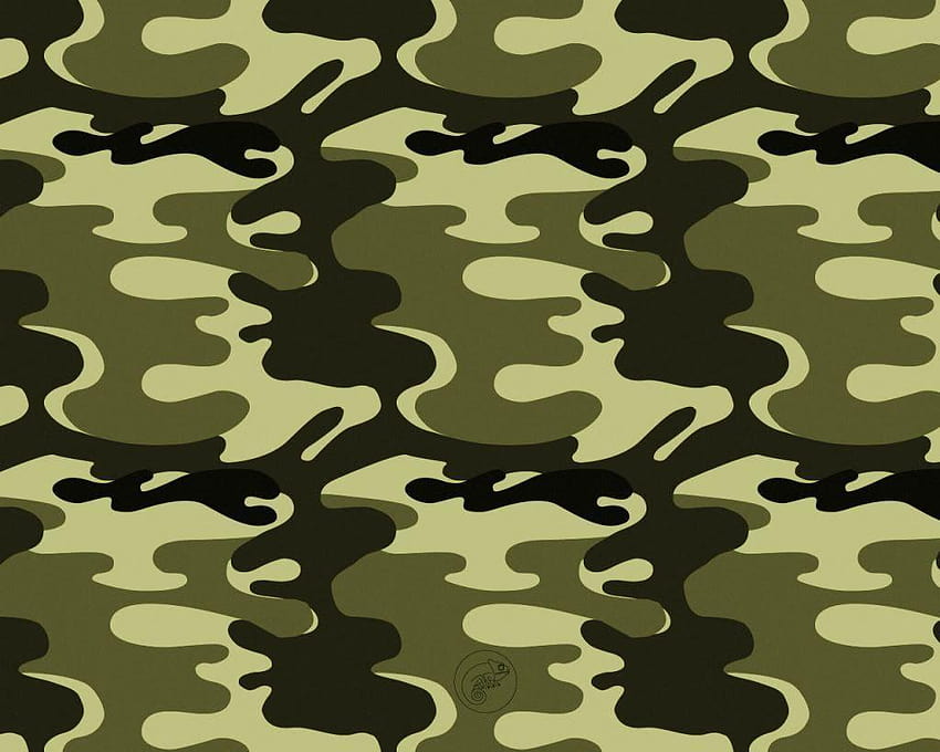 Camo Computer, kamuflase hijau Wallpaper HD