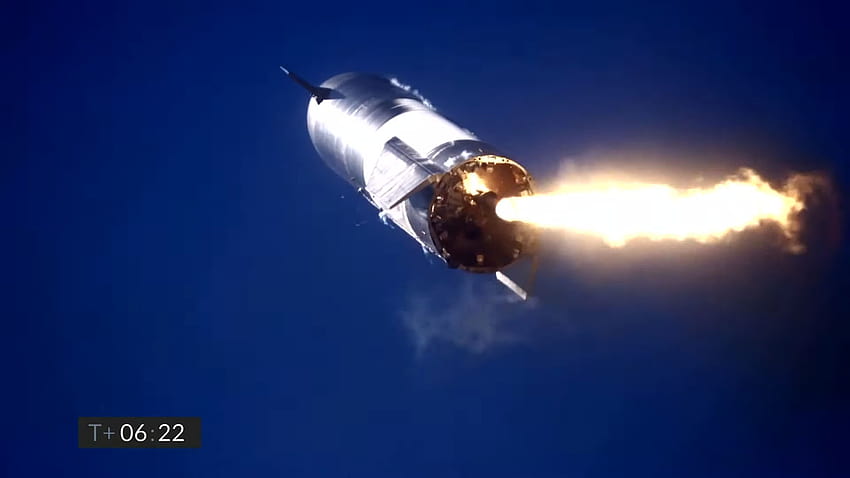 Le prototype Starship SN9 de SpaceX se lance à 10 km, s'écrase lors de l'atterrissage Fond d'écran HD