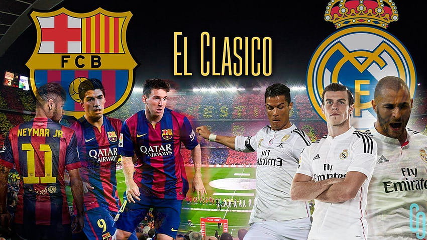 Barcelona/Real Madrid El Clasico by ColeonyxStudio HD wallpaper