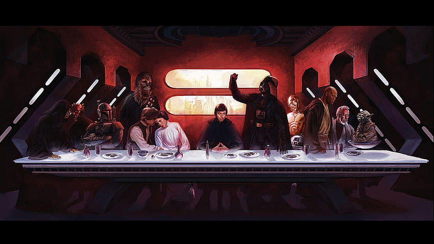 Star Wars Last Supper HD wallpaper