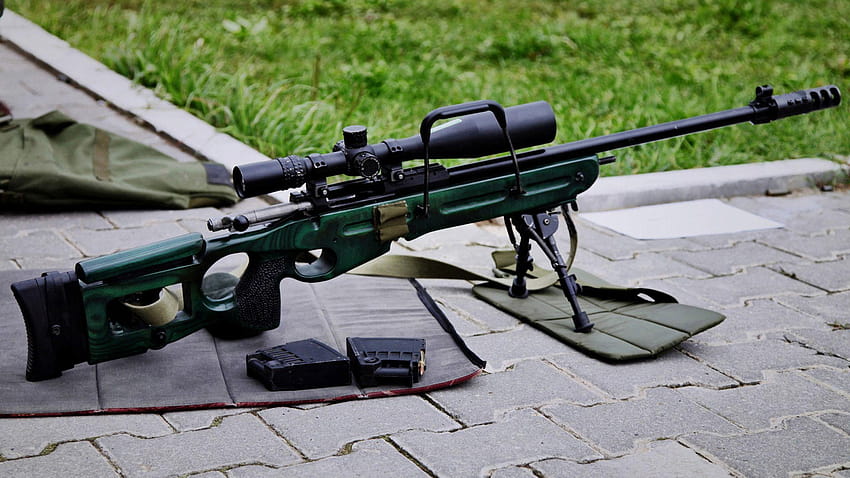 Barrett 50 Cal, intervention sniper rifle HD wallpaper