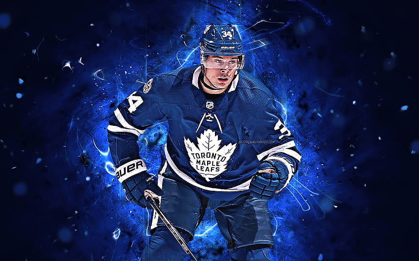 Auston Matthews, Eishockeyspieler, Toronto Maple Leafs, nhl-Spieler HD-Hintergrundbild
