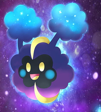 Download Cute Art Lunala And Cosmog Wallpaper | Wallpapers.com