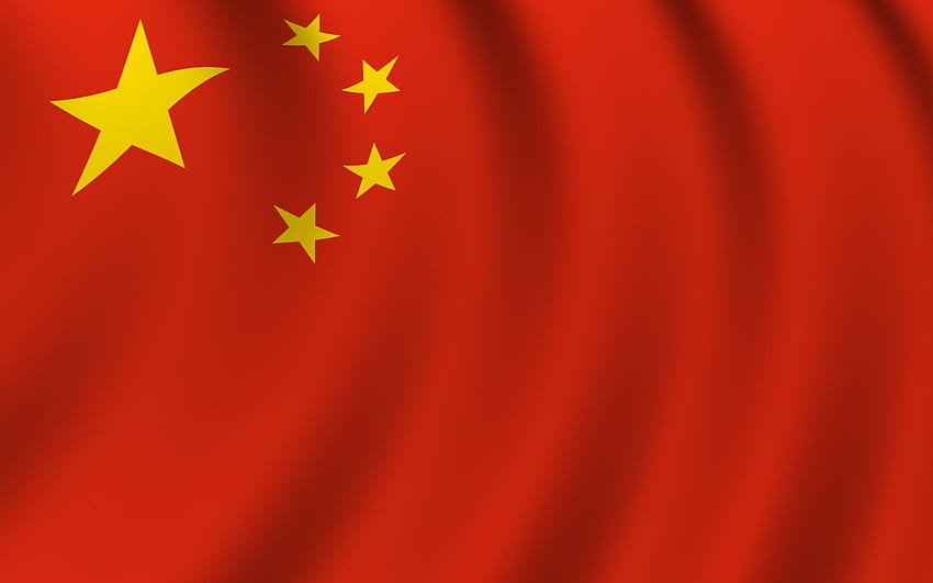 2 Знаме на Китай, китайско знаме HD тапет