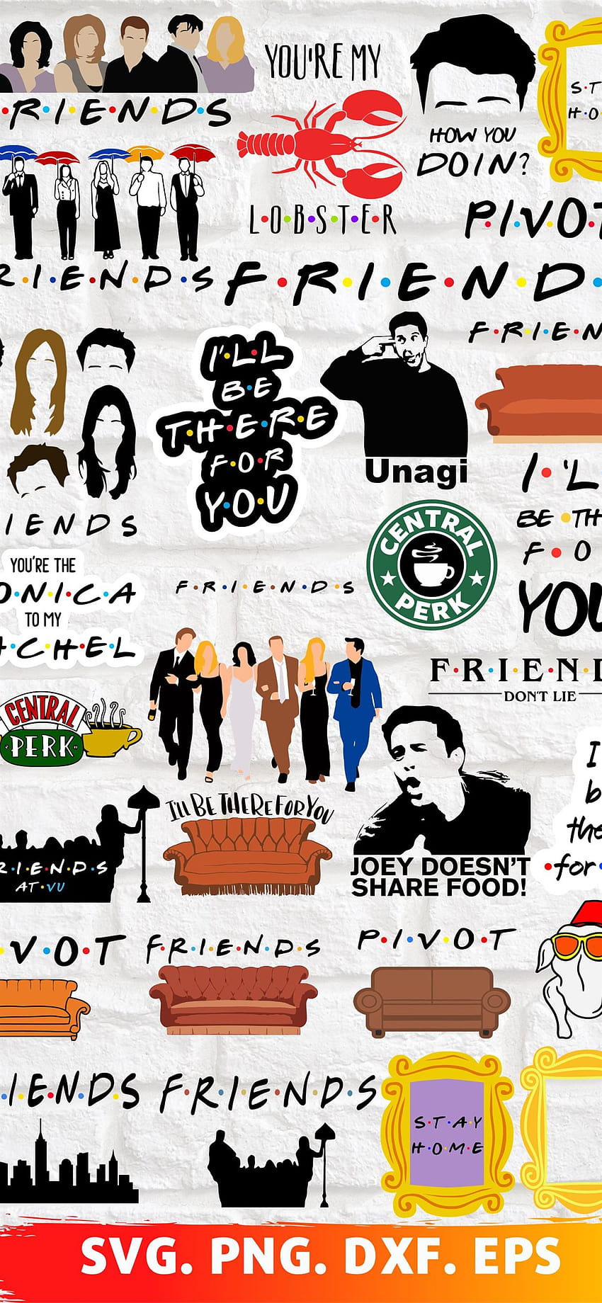 Lockscreen - Friends - Series - Tv Show  Friends wallpaper, Friends tv, Friends  tv series