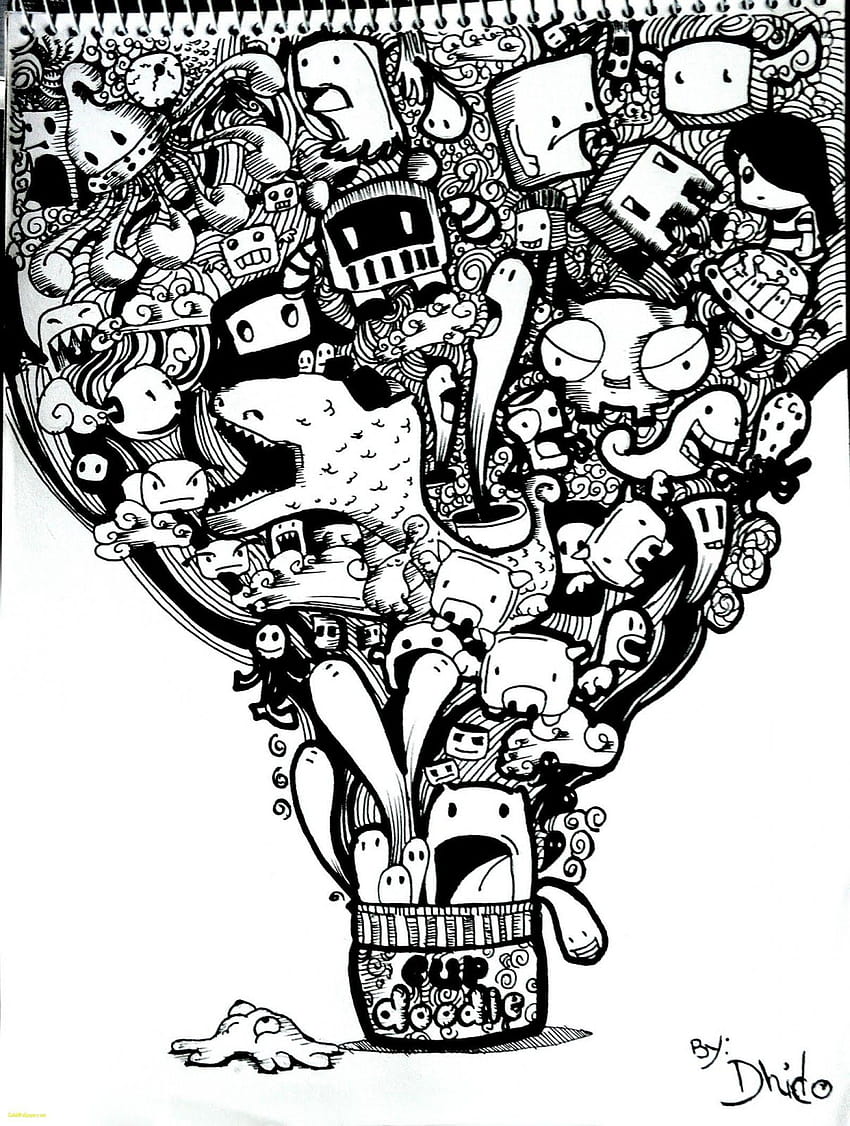 Doodle Doodle Art for iPhone HD phone wallpaper | Pxfuel