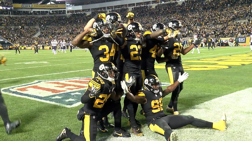 Steelers mit Spielern, Steelers-Team HD-Hintergrundbild