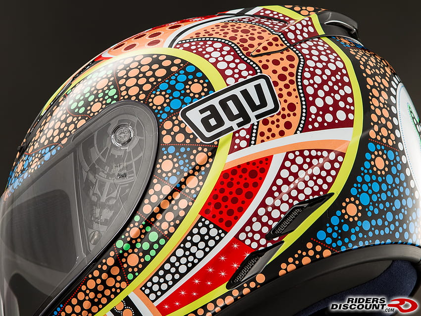 Agv K3 Rossi Dreamtime First Worn By Rossi At Phillip, agv helmets HD wallpaper