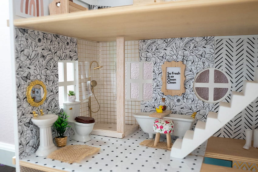 Dekorasi Rumah Boneka DIY, rumah boneka Wallpaper HD