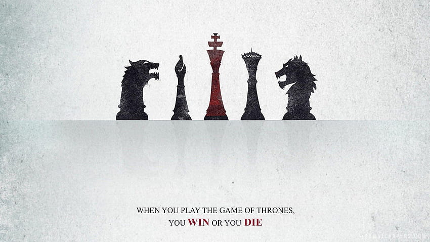 jeu d'échecs Game of Thrones House Lannister House Stark, citations de Game of Thrones Fond d'écran HD