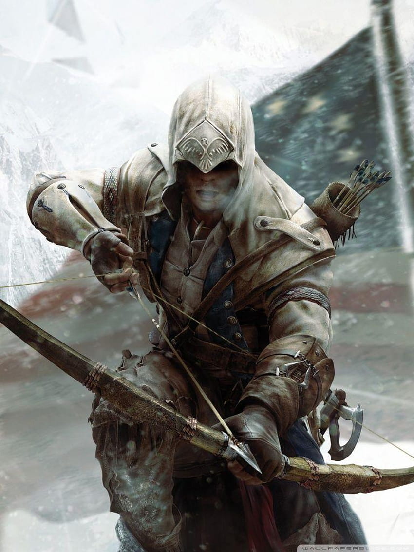 Assassin's Creed 3 Connor Bow ❤ untuk, kredo pembunuh untuk seluler wallpaper ponsel HD