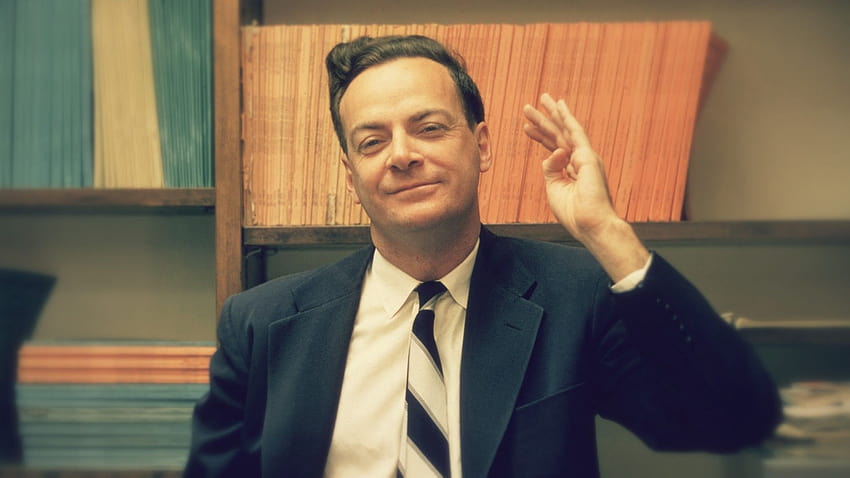 L'orgoglio è sempre la prima vittima dell'apprendimento, Richard Feynman Sfondo HD