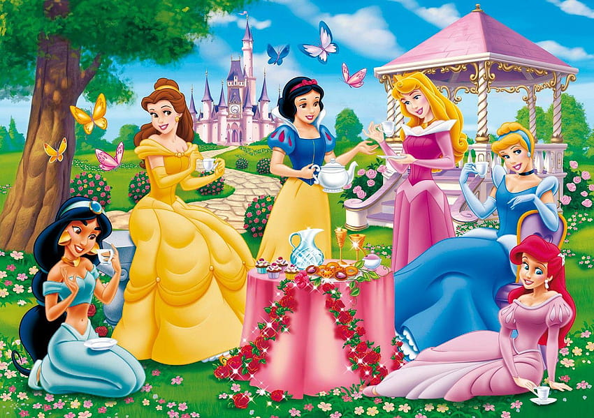 принцеси на Дисни HD тапет