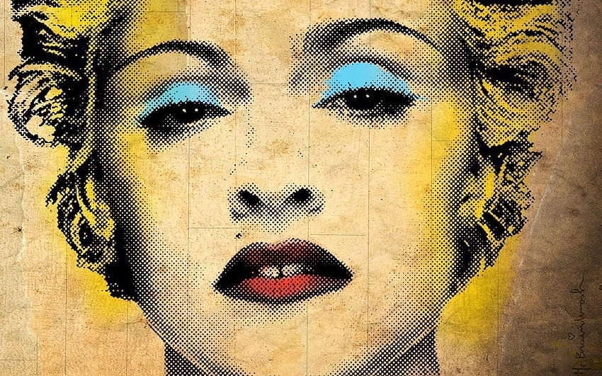 Understrege Kapel Billedhugger Madonna Pop Art HD wallpaper | Pxfuel