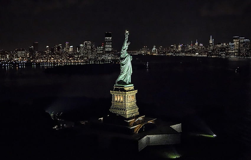 Leben, New York City, Freiheitsstatue, Abschnitt город, New York Liberty HD-Hintergrundbild