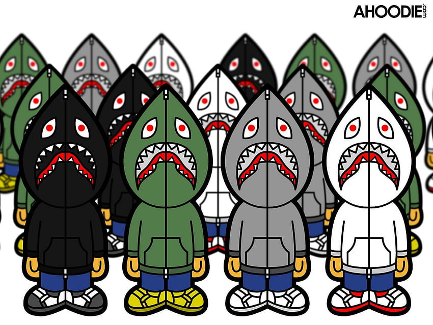 Bape shark hoodie backgrounds logo qualityjpg [1280x960] for your , Mobile & Tablet HD wallpaper