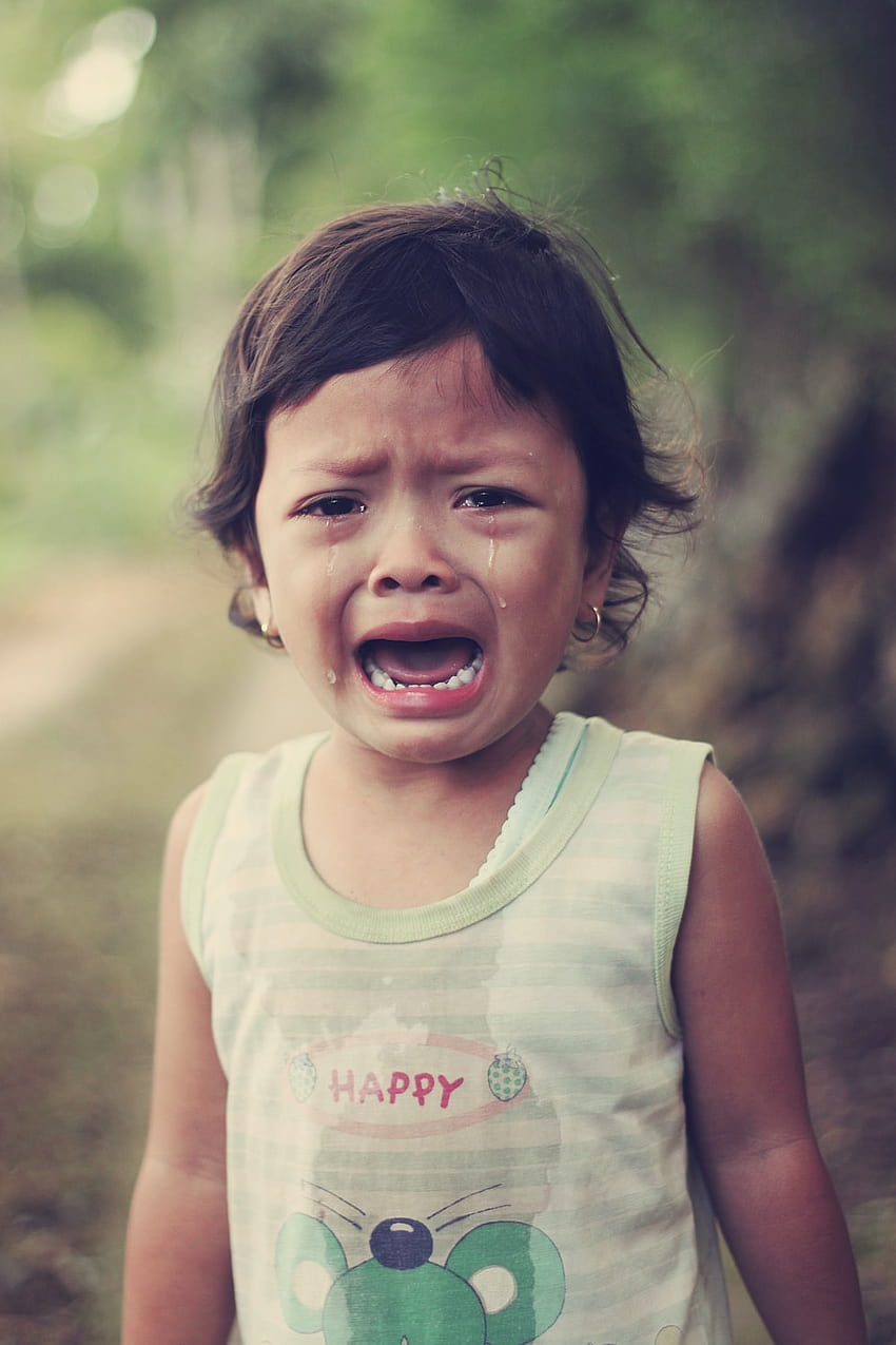 50 Child Crying [], тъжни деца HD тапет за телефон