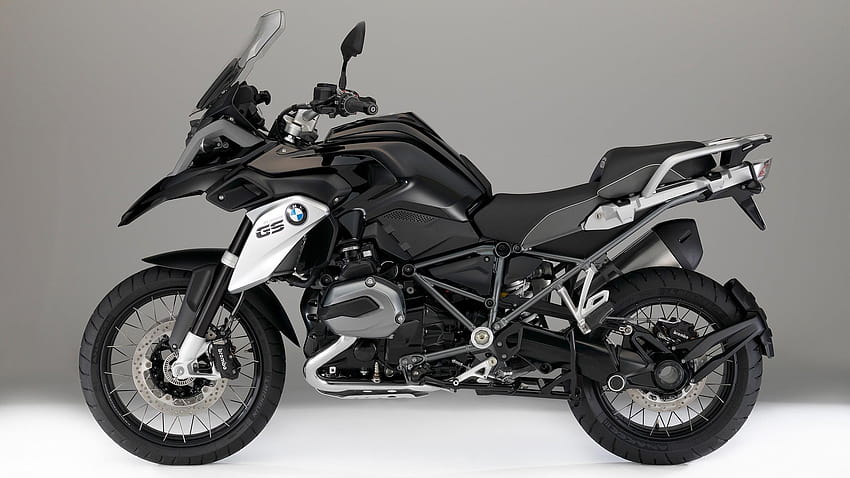 黒とグレーのスポーツ バイク、オートバイ、BMW GS 1200、BMW、r1200 高画質の壁紙