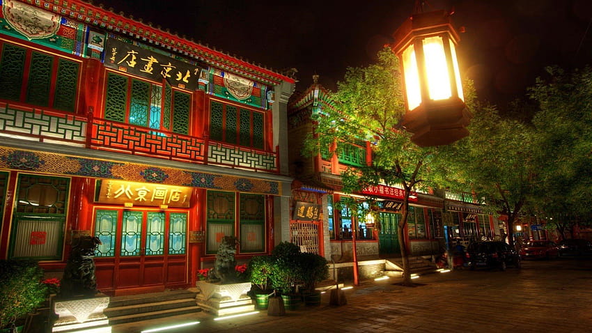 Chinese Street, china street HD wallpaper