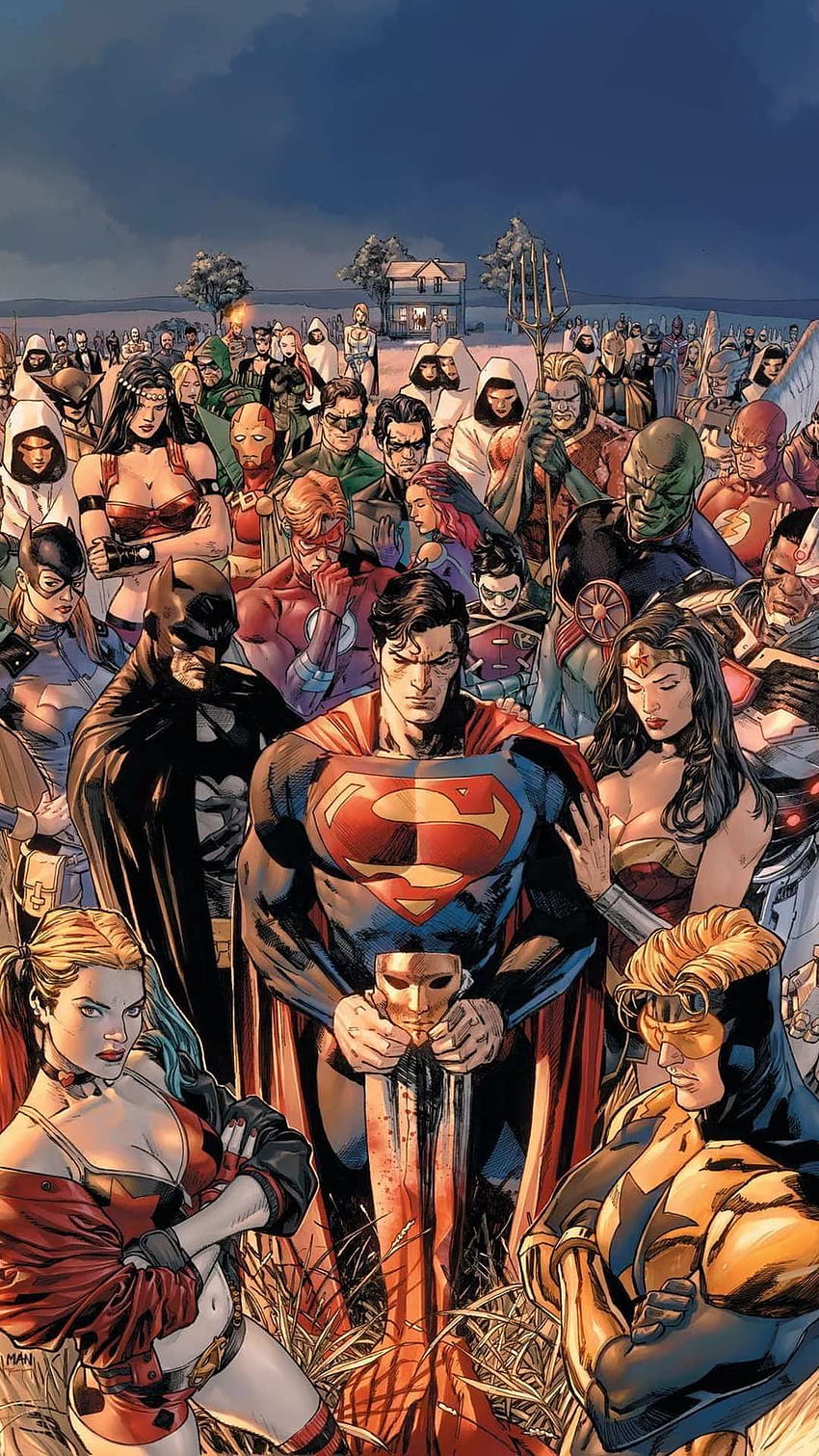 Justice League Rebirth posté par Zoey Anderson, bandes dessinées de la ligue de justice Fond d'écran de téléphone HD