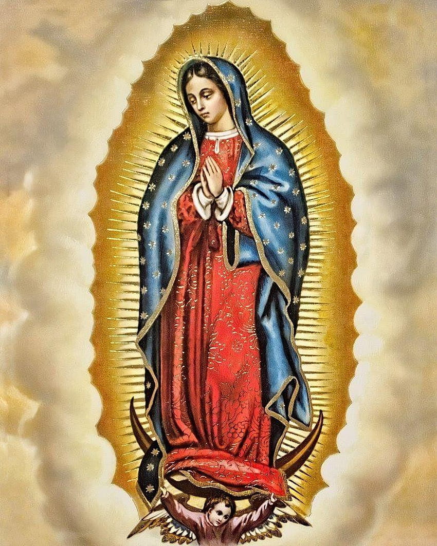 Dziewica Maryja Matka Boża z Guadalupe Tapeta na telefon HD