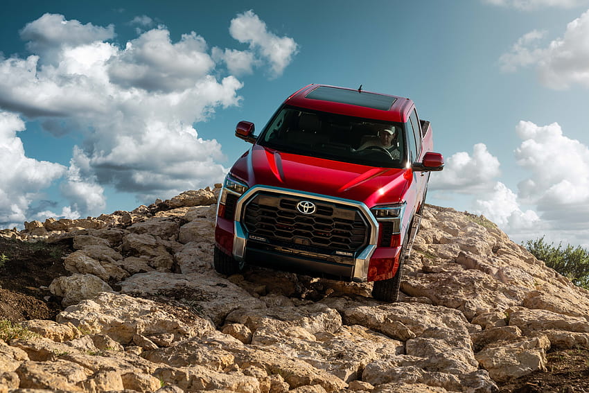 View of the 2022 Toyota Tundra HD wallpaper