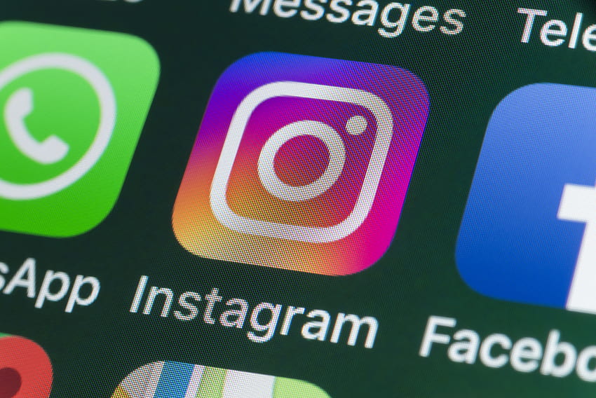 Rilis birtay ke-10 Instagram memperkenalkan Peta Cerita, ikon khusus, dan lainnya, logo whatsapp facebook instagram Wallpaper HD