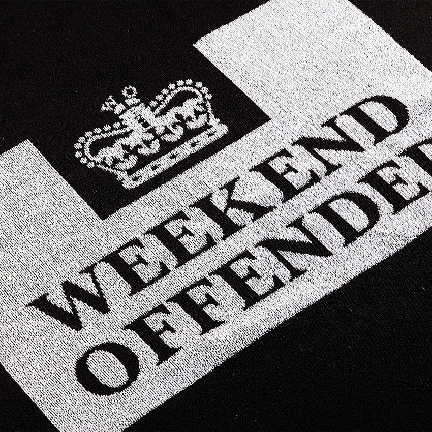 Prison Logo Towel Black – Weekend Offender HD phone wallpaper
