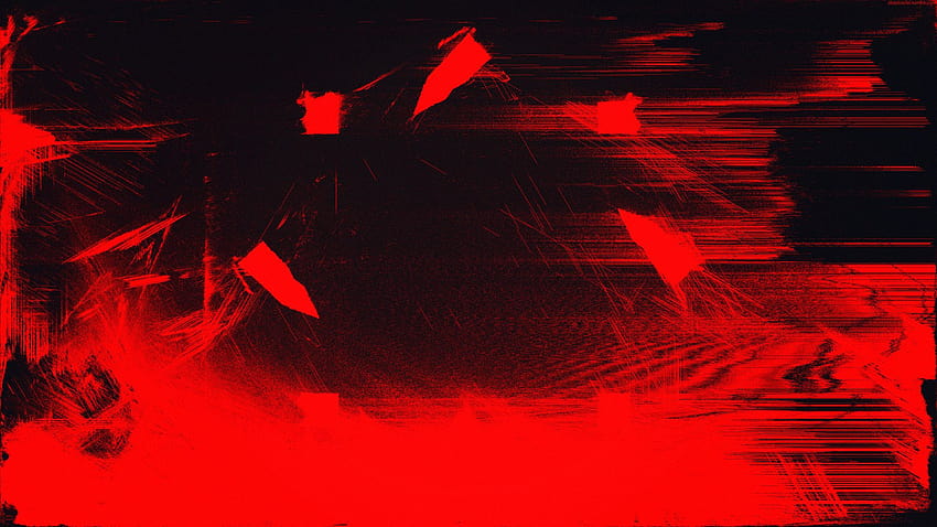1920x1080 Red Glitch Art Abstract Laptop Full, laptop anime glitch HD wallpaper
