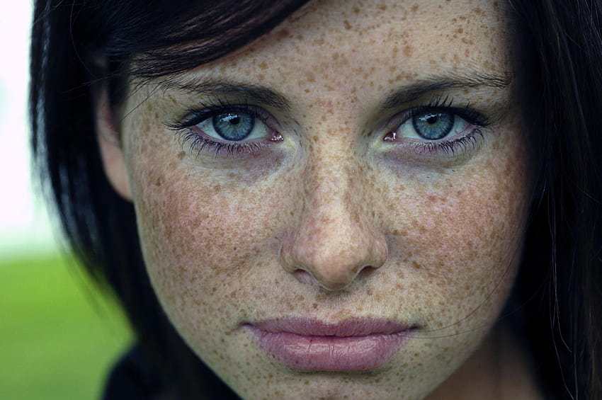 face, Eyes, Freckles / and Mobile Backgrounds HD wallpaper