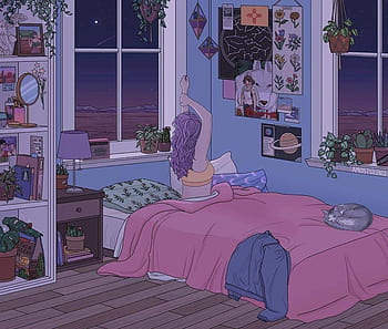 Anime bedroom panorama by FutureRender on DeviantArt-nttc.com.vn