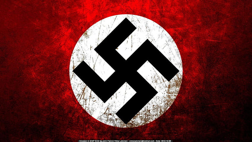 Bandiera nazista, logo nazista Sfondo HD