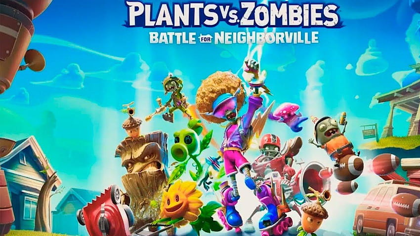 Plantas vs. Zombies 3, Pflanzen vs. Zombies kämpfen um Neighbourville HD-Hintergrundbild