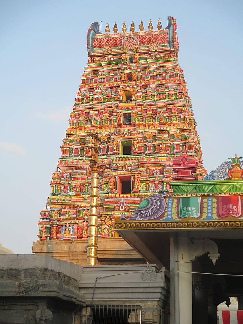 Templo ranganathaswamy, karamadai, templo tamil nadu fondo de pantalla del teléfono
