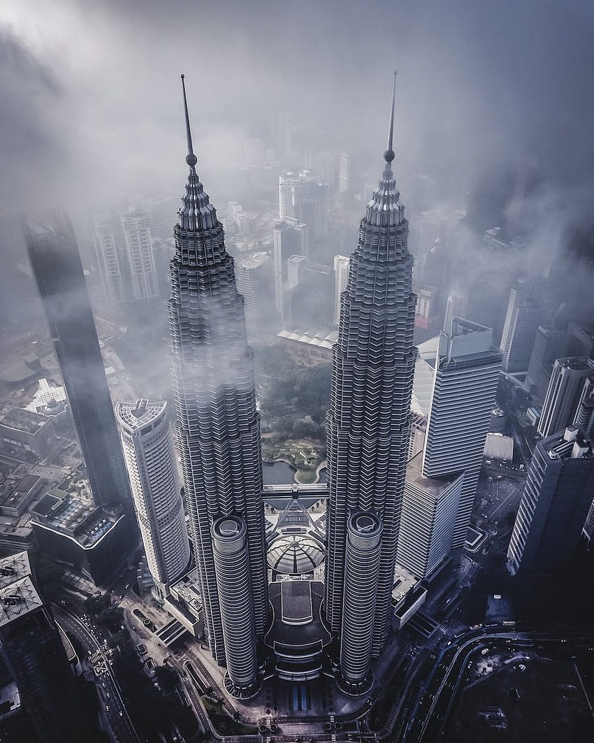 Petronas İkiz Kuleleri, Kuala Lumpur, Malezya, wayne kulesi HD telefon duvar kağıdı