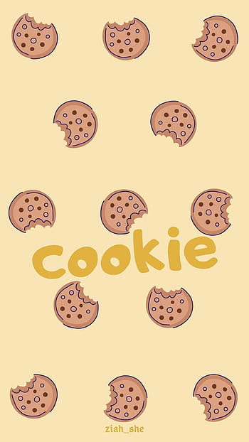 iPhone wallpaper cookies  Mini chocolate chip cookies Yummy food Food