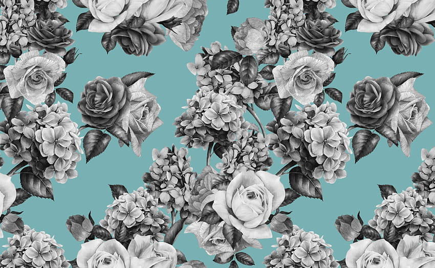 Vintage Patterns for Classic and Antique Look, old rose HD wallpaper