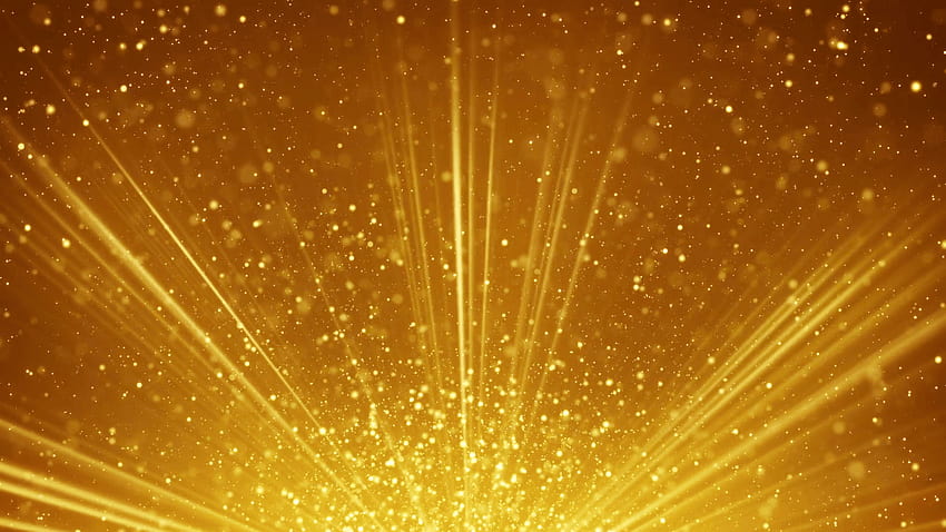 golden light rays and particles loopable backgrounds Motion, background golden HD wallpaper