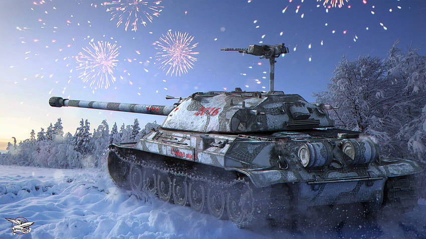 World of Tanks Tanks Fireworks Christmas IS, is 7 HD wallpaper | Pxfuel